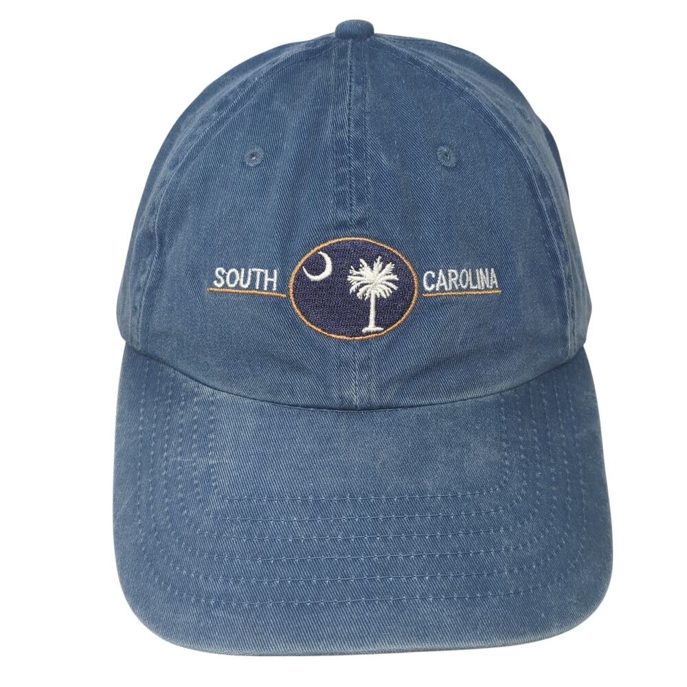 South Carolina Slideback Baseball Cap Blue One Size Adjustable Embroidered Royal